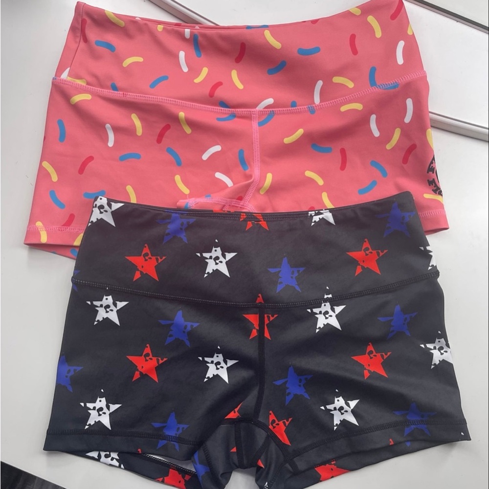 Feed me Fight me Crossfit Shorts size Small Bundle